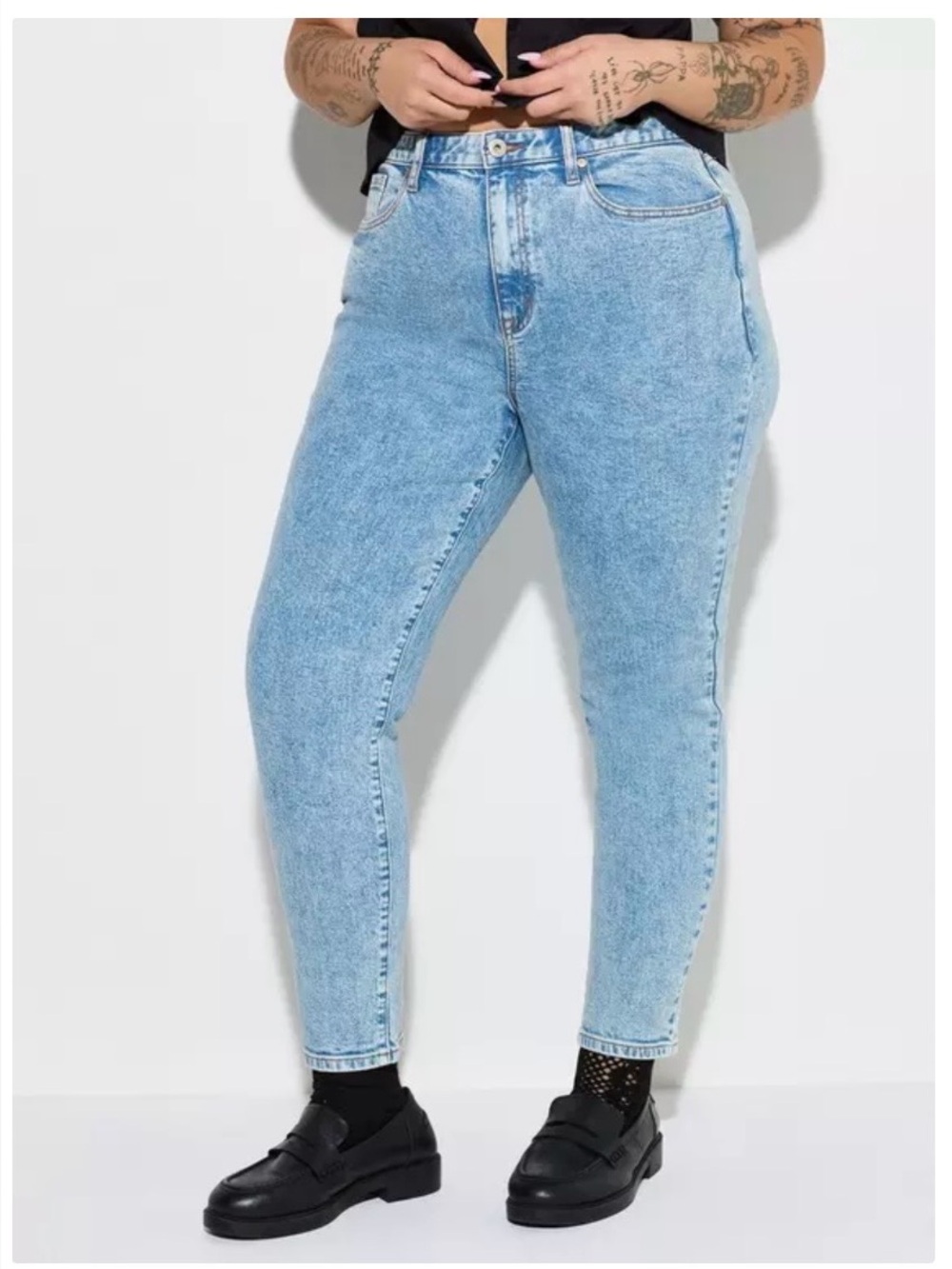 Torrid LoveSick High Rise Mom Jean